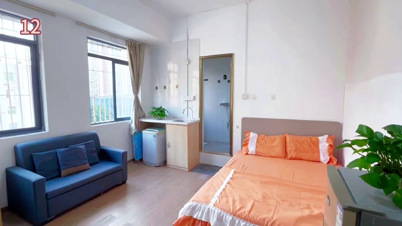 大浪义乌附近,采光好大单间1000,电梯房.